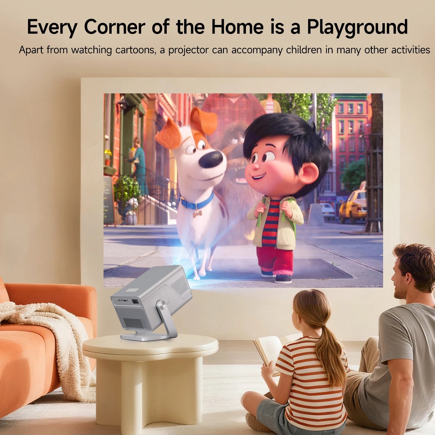 8K Android Portable Projector