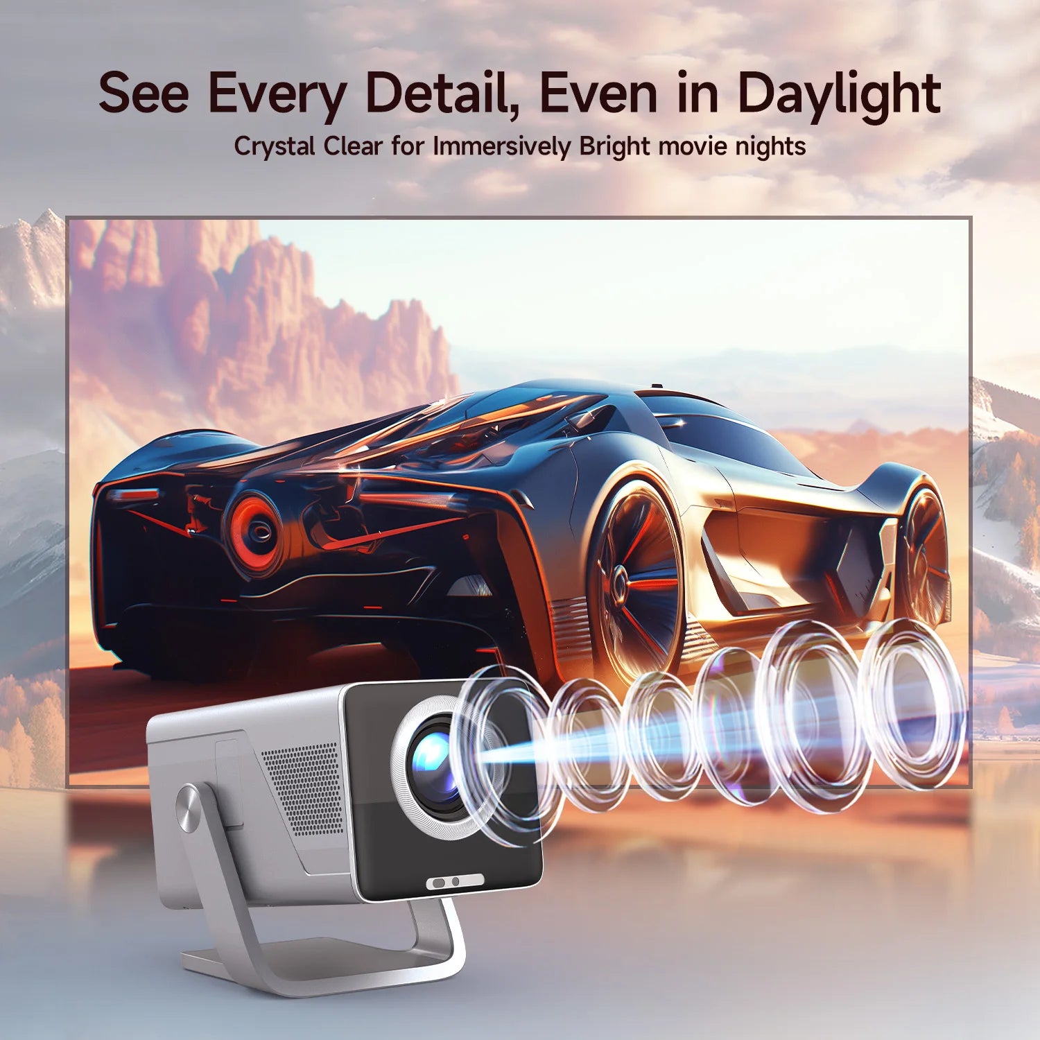 8K Android Portable Projector