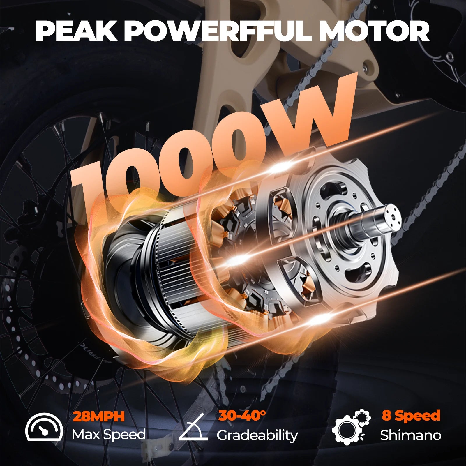 1000W Electric Mountain Bike